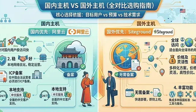 国内主机VS国外主机