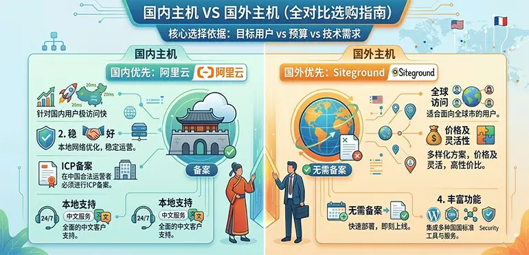 国内主机VS国外主机